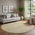9' X 12' Copper And Ivory Tribal Washable Area Rug With UV Protection