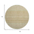 9' X 12' Copper And Ivory Tribal Washable Area Rug With UV Protection