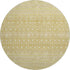 9' X 12' Gold And Ivory Tribal Washable Area Rug With UV Protection