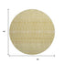 9' X 12' Gold And Ivory Tribal Washable Area Rug With UV Protection