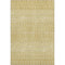 9' X 12' Gold And Ivory Tribal Washable Area Rug With UV Protection
