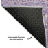 9' X 12' Lavender And Ivory Tribal Washable Area Rug With UV Protection