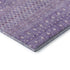 9' X 12' Lavender And Ivory Tribal Washable Area Rug With UV Protection