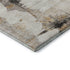 9' X 12' Beige Gray And Ivory Abstract Washable Area Rug With UV Protection