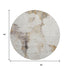 9' X 12' Beige Gray And Ivory Abstract Washable Area Rug With UV Protection