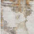 9' X 12' Beige Gray And Ivory Abstract Washable Area Rug With UV Protection