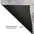 9' X 12' Purple Gray And Ivory Abstract Washable Area Rug With UV Protection