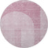 9' X 12' Blush And Ivory Geometric Washable Area Rug With UV Protection