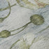 9' X 12' Blue Ivory And Gold Floral Washable Area Rug With UV Protection