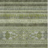 9' X 12' Olive Green Gray And Ivory Southwestern Washable Area Rug With UV Protection