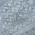 5' X 8' Sky Blue And Ivory Southwestern Washable Area Rug With UV Protection