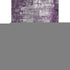 9' X 12' Eggplant And Ivory Abstract Washable Area Rug With UV Protection
