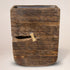 Brown Wood Pot Planter
