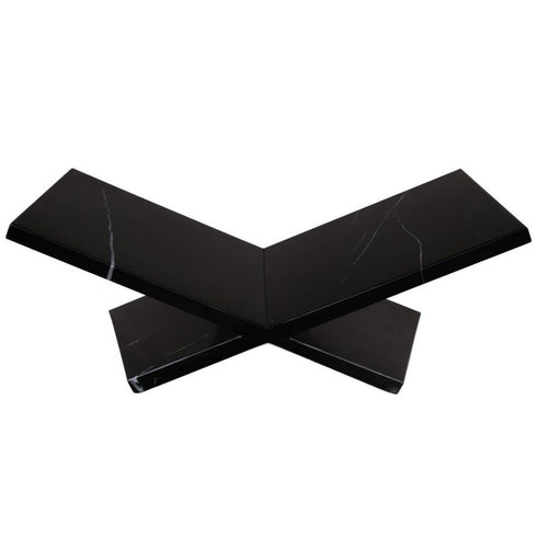 8" Black Marble Tabletop Decorative Bookstand