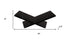 8" Black Marble Tabletop Decorative Bookstand