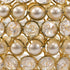 Set of Two Gold Ivory And Pearl Faux Crystal And Metal Decorative Orbs