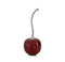 14" Red And Silver Aluminum Cherry Tabletop Sculpture