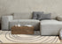 8' X 11' Cream And Gray Abstract Area Rug