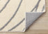 8' X 11' Cream And Gray Abstract Area Rug