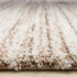 8' X 11' White And Orange Abstract Area Rug