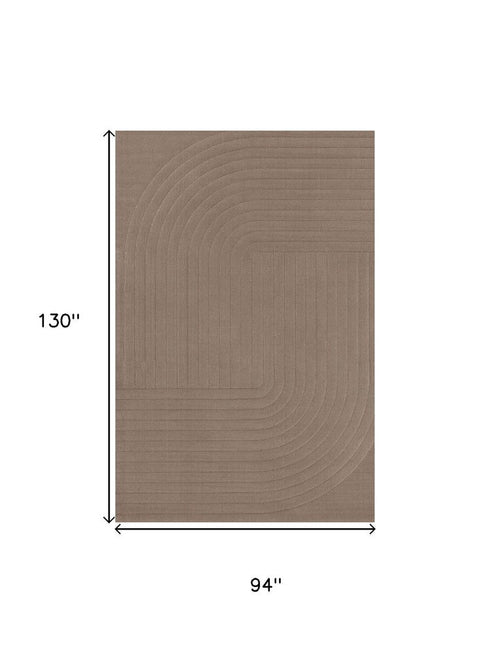 8' X 11' Brown Area Rug