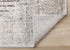 8' X 11' Gray And White Geometric Area Rug