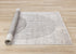 8' X 11' Gray And White Geometric Area Rug