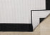5' X 8' Black And Cream Area Rug