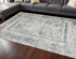 8' X 11' Gray And Charcoal Geometric Area Rug