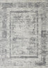 8' X 11' Gray And Charcoal Geometric Area Rug