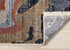5' X 8' Beige Blue And Black Abstract Area Rug
