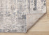8' X 11' Gray Blue And Beige Abstract Area Rug