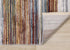 8' X 10' Yellow Blue And Brown Striped Area Rug