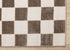 5' X 8' Brown And White Geometric Area Rug
