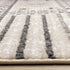 5' X 8' Cream And Black Tribal Area Rug