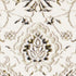 5' X 8' Cream Black And Tan Medallion Area Rug