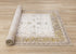 5' X 8' Cream Black And Tan Medallion Area Rug