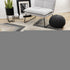 8' X 11' Gray Beige And Black Geometric Area Rug