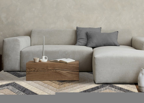 8' X 11' Gray Beige And Black Geometric Area Rug