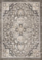 5' X 8' Taupe Gray And Brown Medallion Area Rug