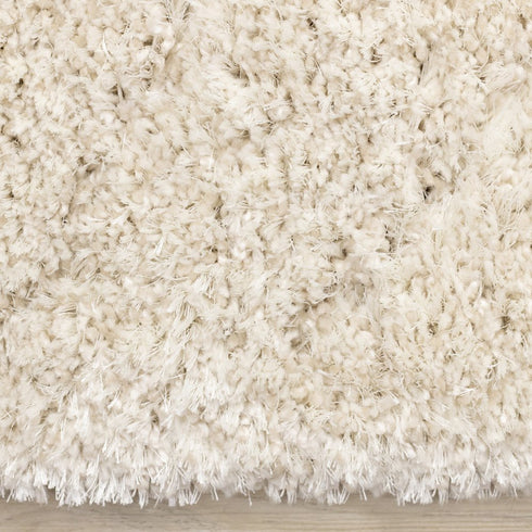 5' X 8' Cream And Beige Abstract Area Rug