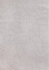 5' X 8' Gray And Beige Geometric Area Rug