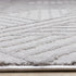 5' X 8' Gray And Beige Geometric Area Rug