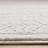 8' X 11' Beige And Cream Chevron Area Rug