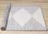 5' X 8' Gray And Beige Geometric Area Rug