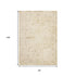 8' X 11' Cream And Beige Abstract Area Rug