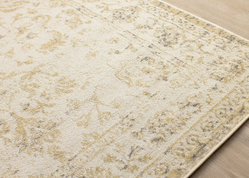8' X 11' Cream And Beige Abstract Area Rug