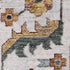 5' X 8' Blue Cream And Yellow Medallion Area Rug