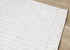 5' X 8' Cream And White Striped Area Rug