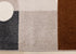 5' X 8' Cream Taupe And Red Geometric Area Rug